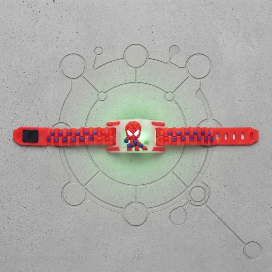 Spider Hero LED Kids Rakhi Band