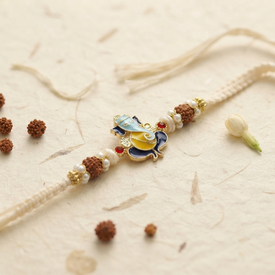Colorful Ganesha Rakhi