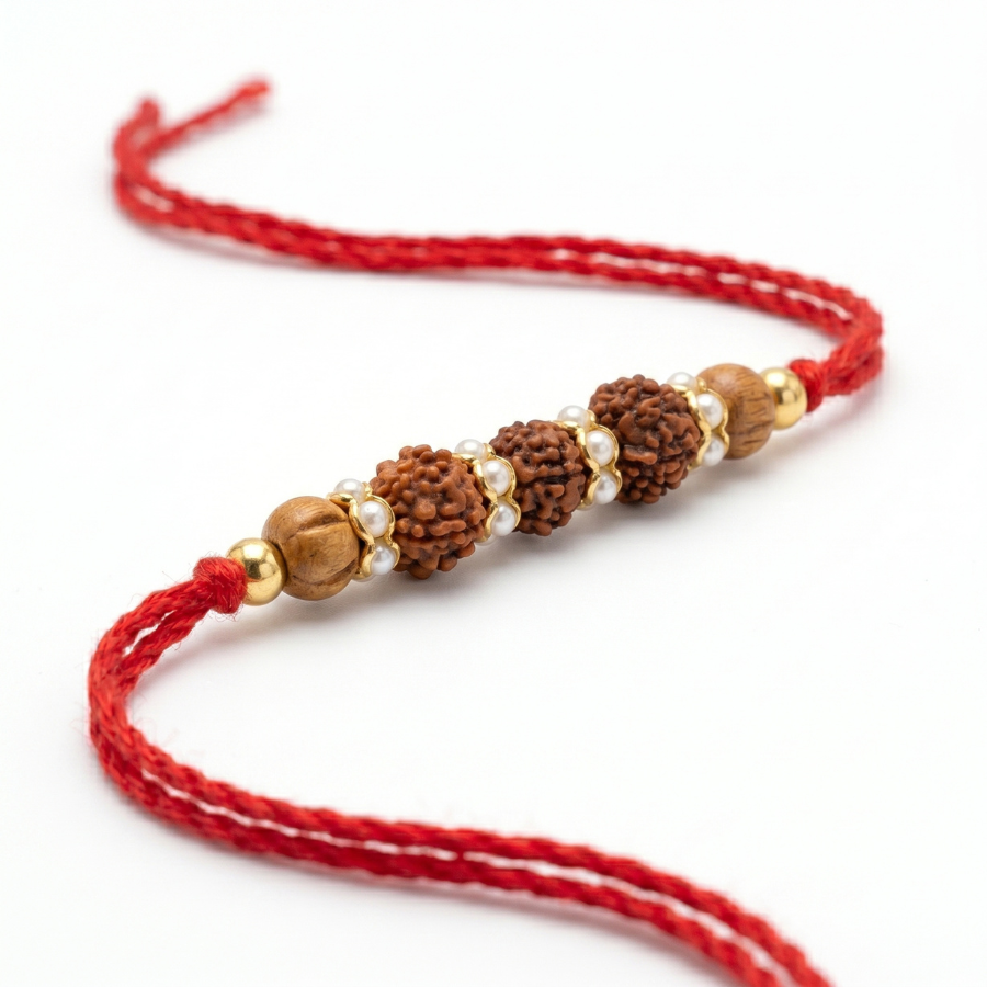 Trishakti Rudraksha Rakhi