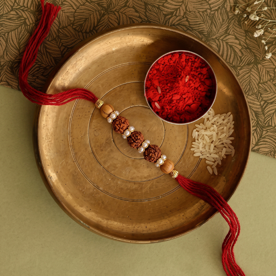 Trishakti Rudraksha Rakhi
