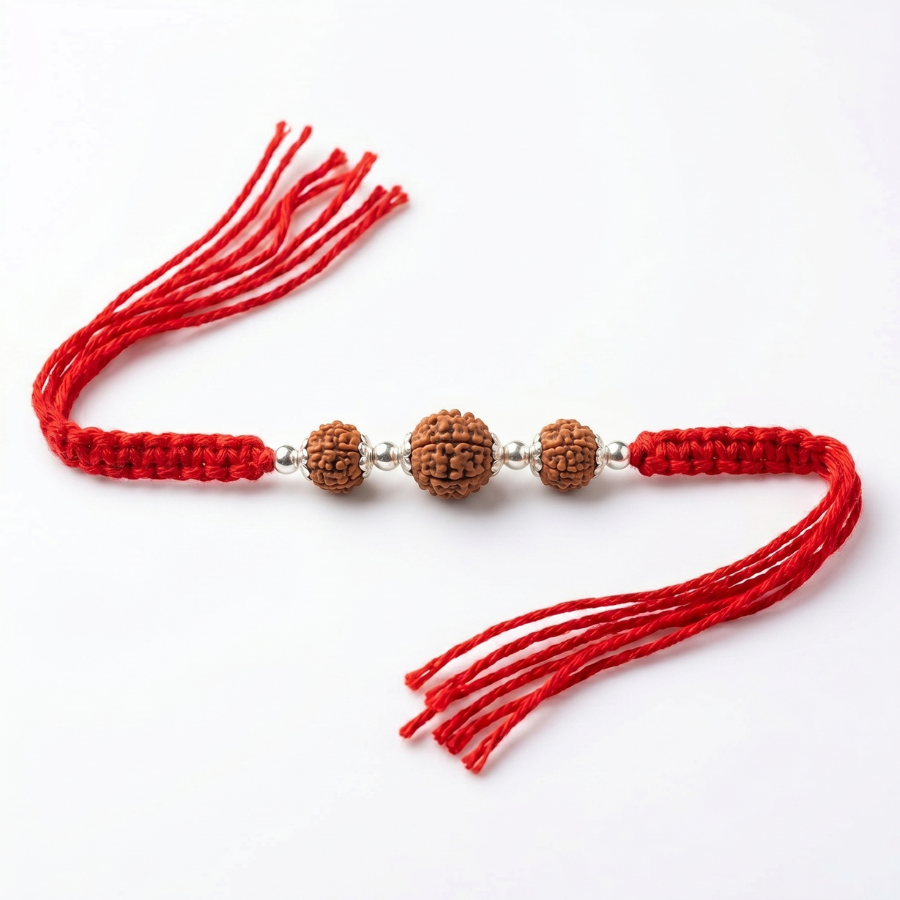 Triveni Rudraksha Rakhi