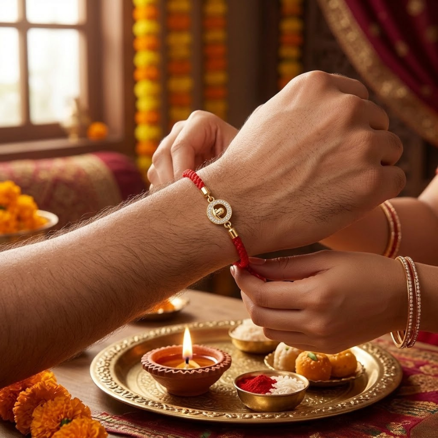 Sacred Shivling Bracelet Rakhi