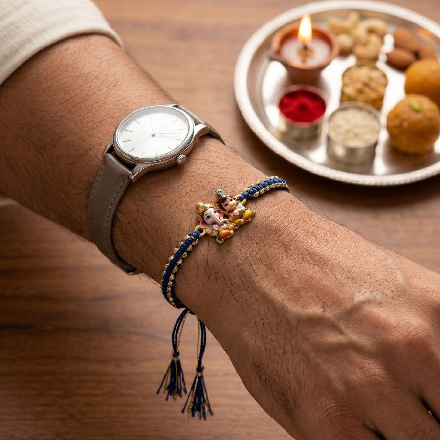 Bal Ganesh Krishna Rakhi
