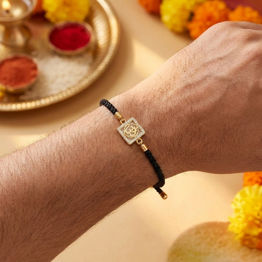 Midnight Om Bracelet Rakhi