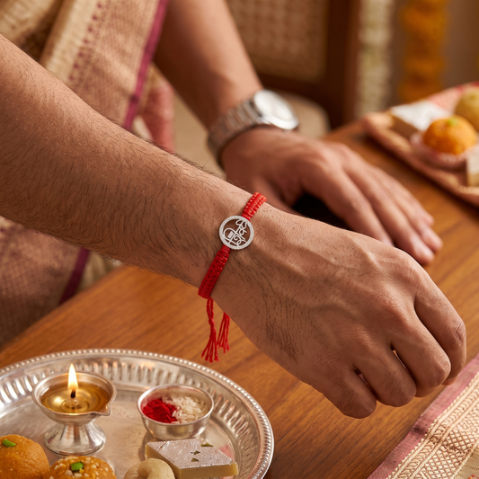925 Silver Shiv Naam Rakhi