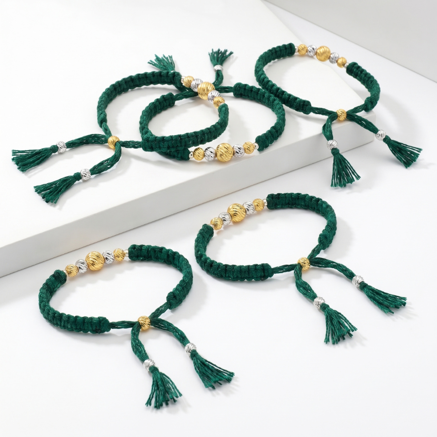 Premium Bead Rakhi Combo (Set of 5)