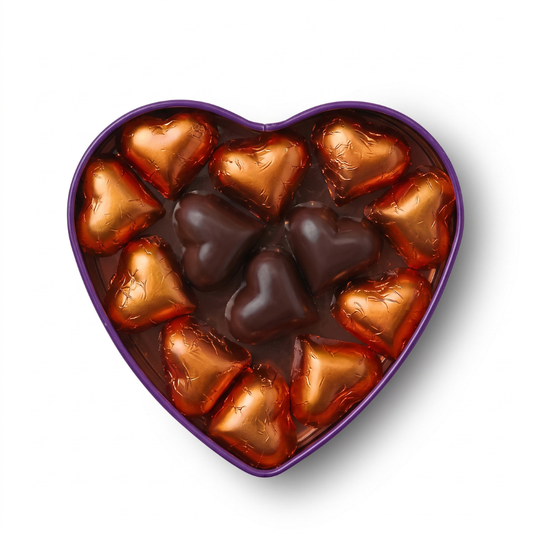 Choko La Sweet Love Heart Dark Chocolate Gift Box