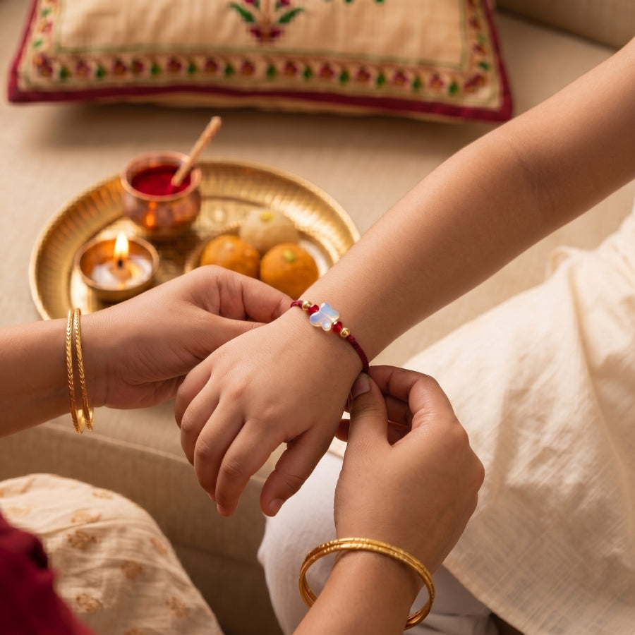 Red Blossom Rakhi