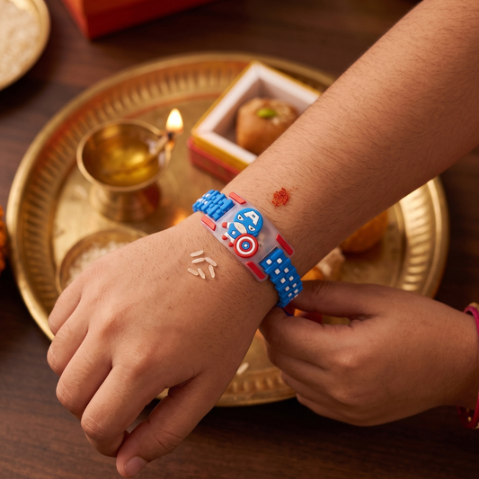 Captain Hero LED Kids Rakhi Band