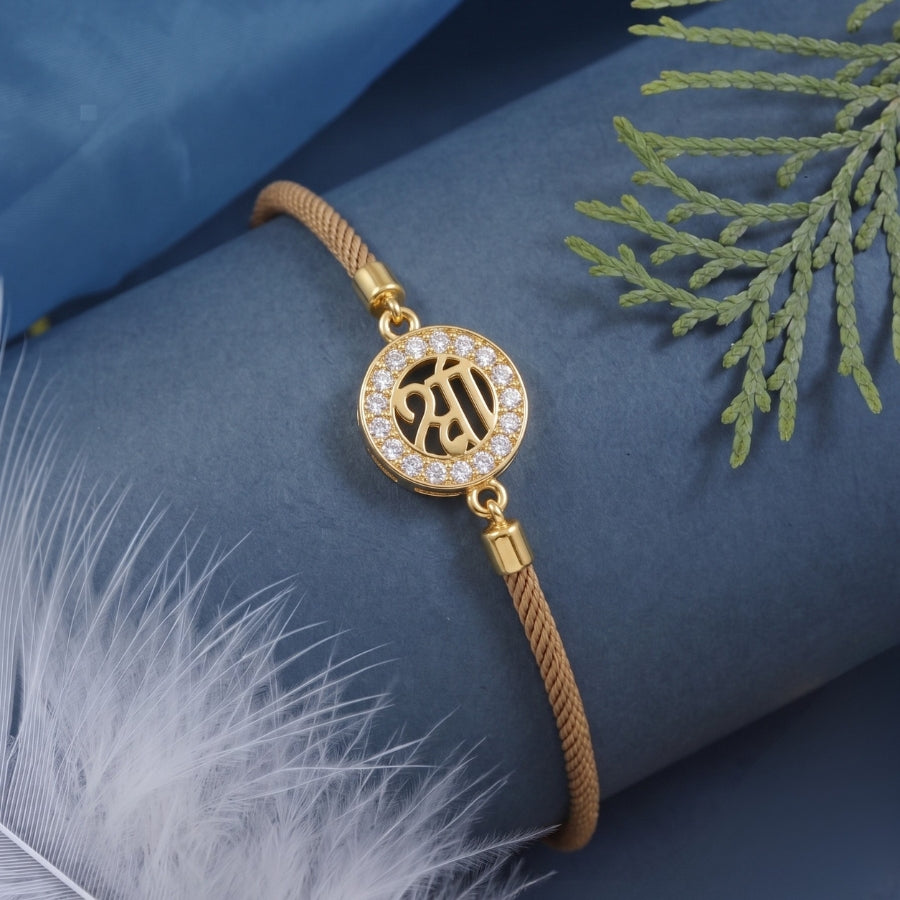 Shree Crystal Bracelet Rakhi