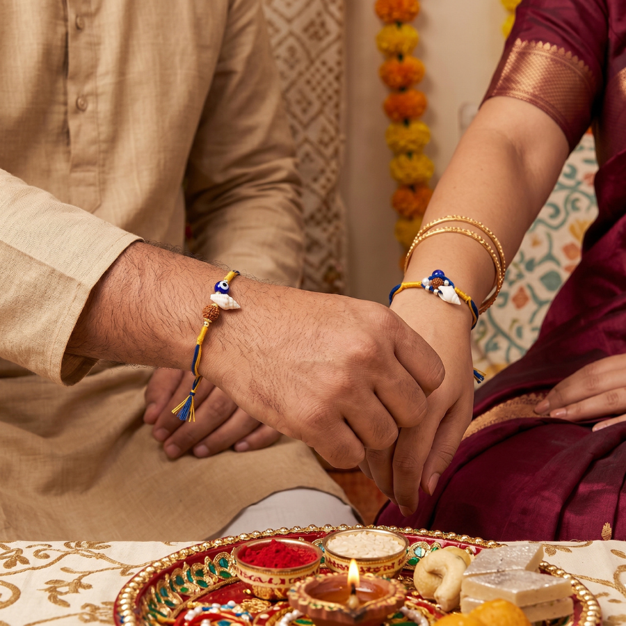 Ocean Guardian Rakhi Combo Set of 2