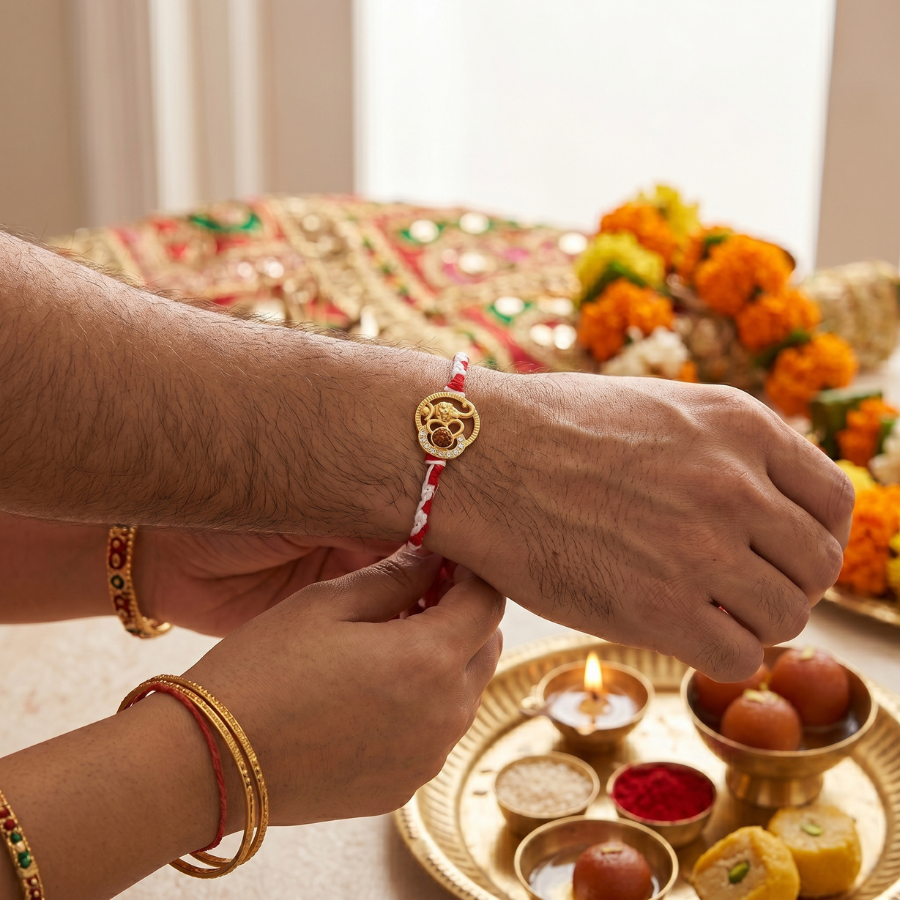 Ganesh Rudraksha Divine Rakhi