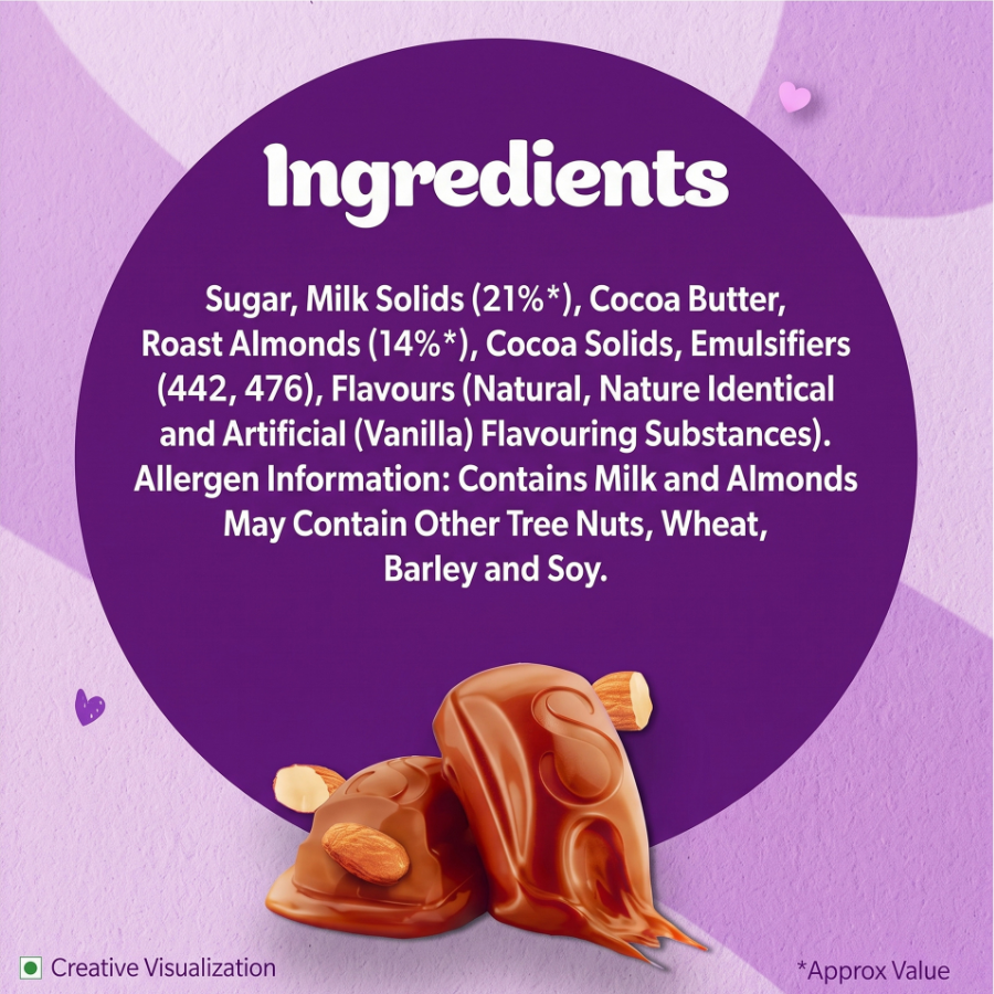 Cadbury Dairy Milk Silk Roast Almond Chocolate Bar