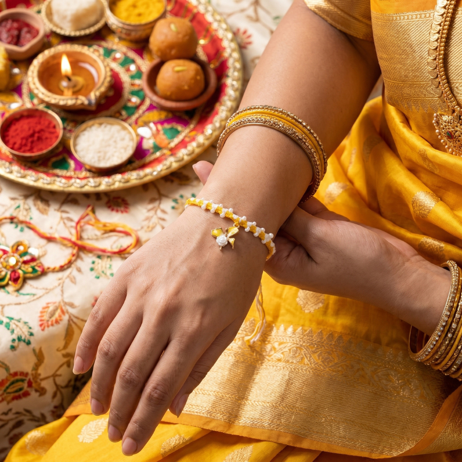 Sunshine Blossom Rakhi