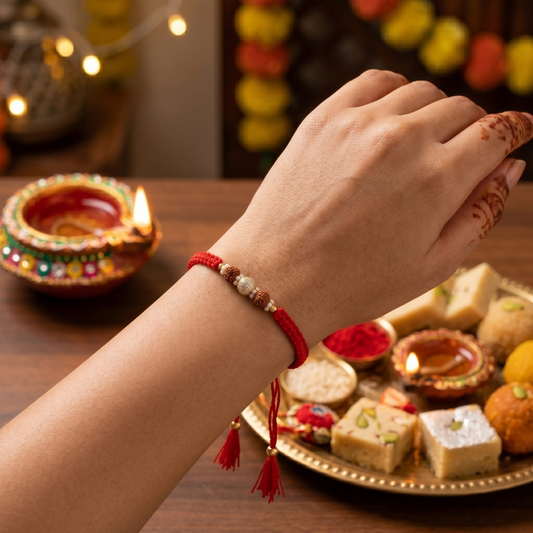 Rudraksha Luxe Spark Rakhi