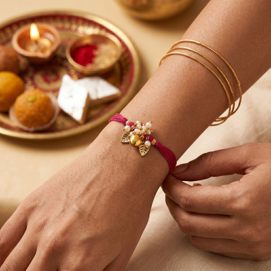 Pearl Bell Designer Rakhi