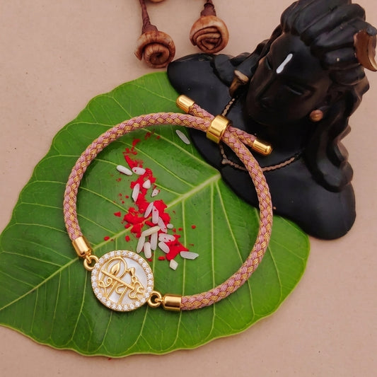 Shiv Aura Crystal Bracelet Rakhi
