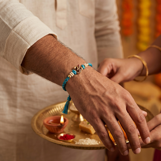 Om Pearl Rakhi