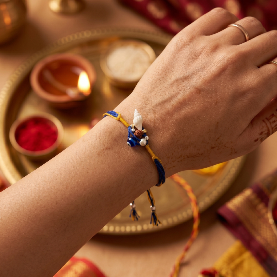 Ocean Blessing Evil Eye Rakhi
