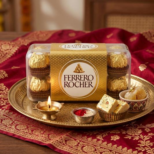 Ferrero Rocher Premium Hazelnut Milk Chocolate Gift Box