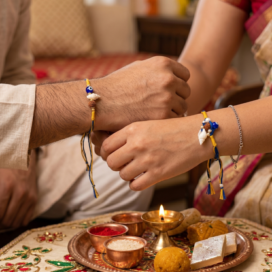 Ocean Guardian Rakhi Combo Set of 2