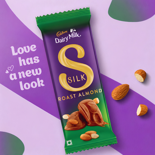 Cadbury Dairy Milk Silk Roast Almond Chocolate Bar