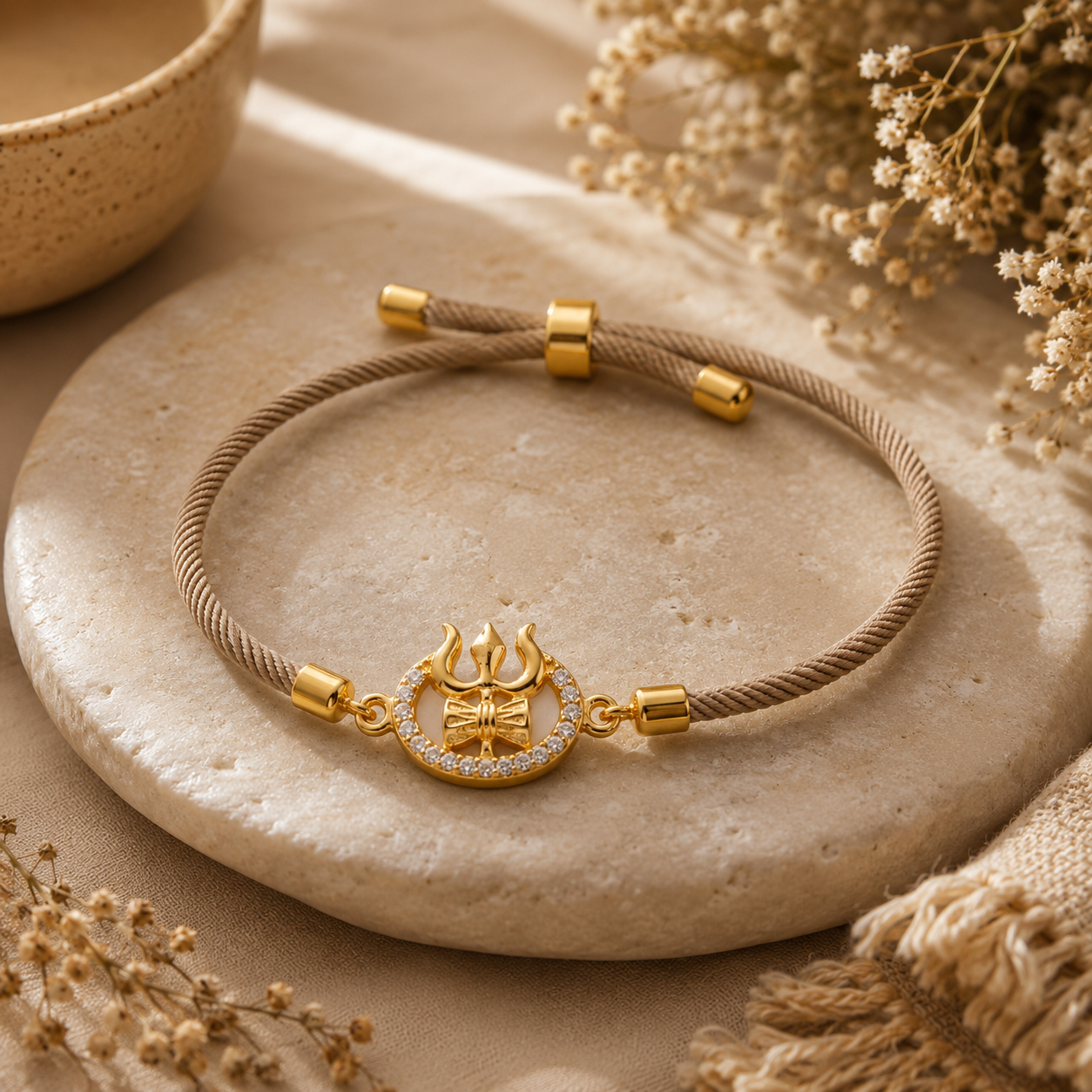 Trishul Damru Bracelet Rakhi