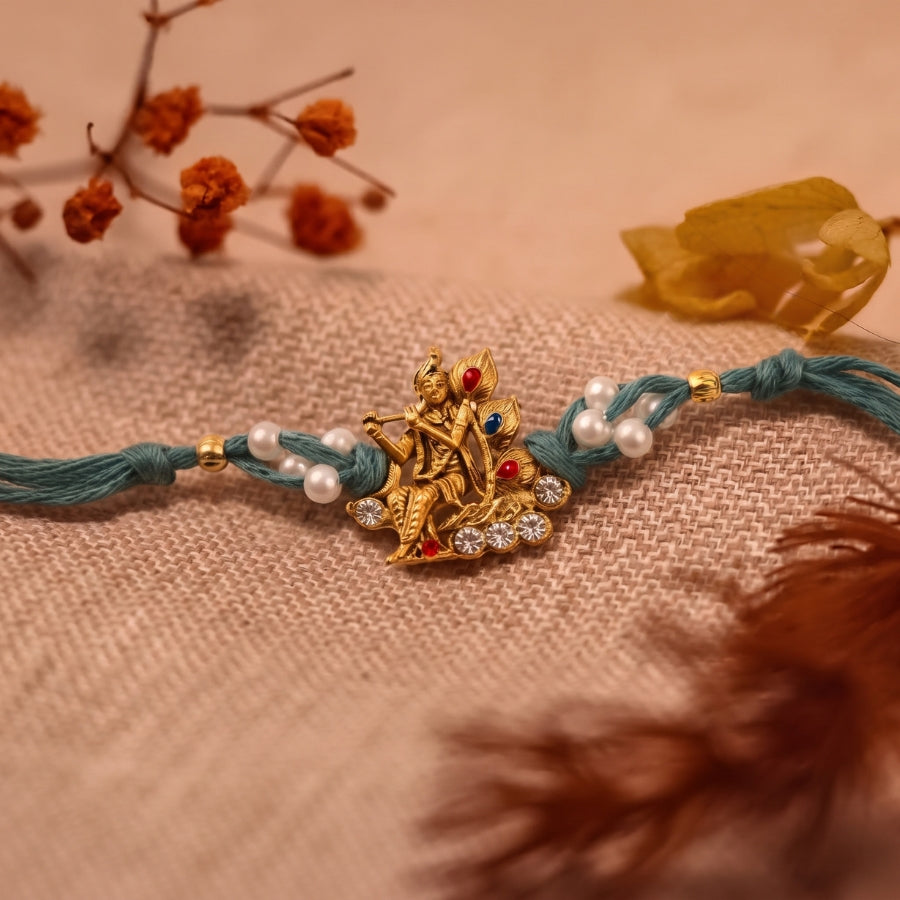 Krishna Pearl Rakhi