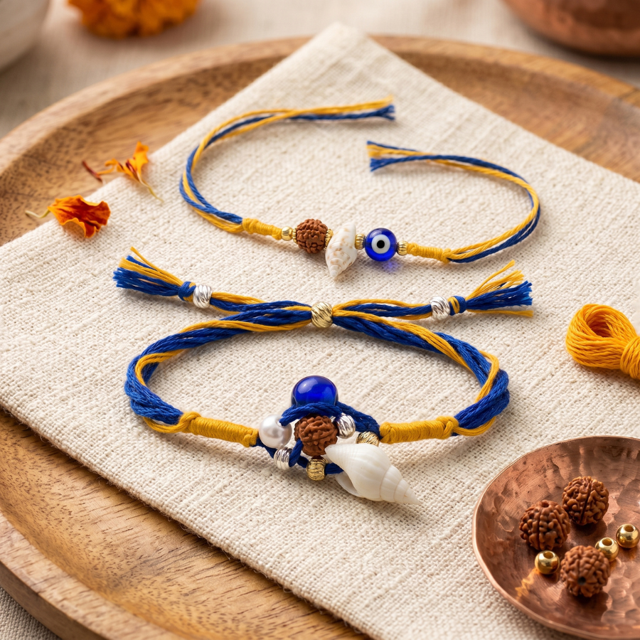Ocean Guardian Rakhi Combo Set of 2