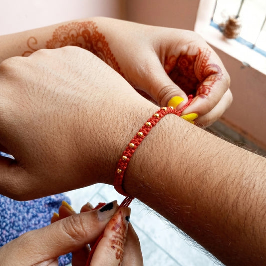 Plain Mini Balls Rakhi