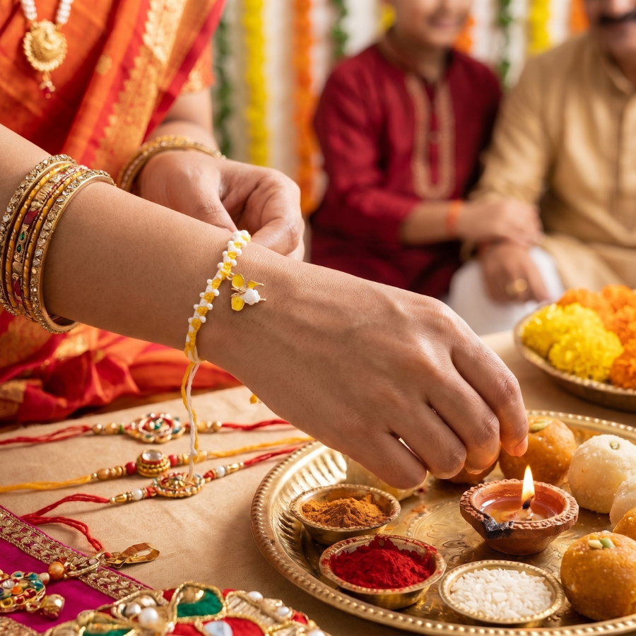 Sunshine Blossom Rakhi