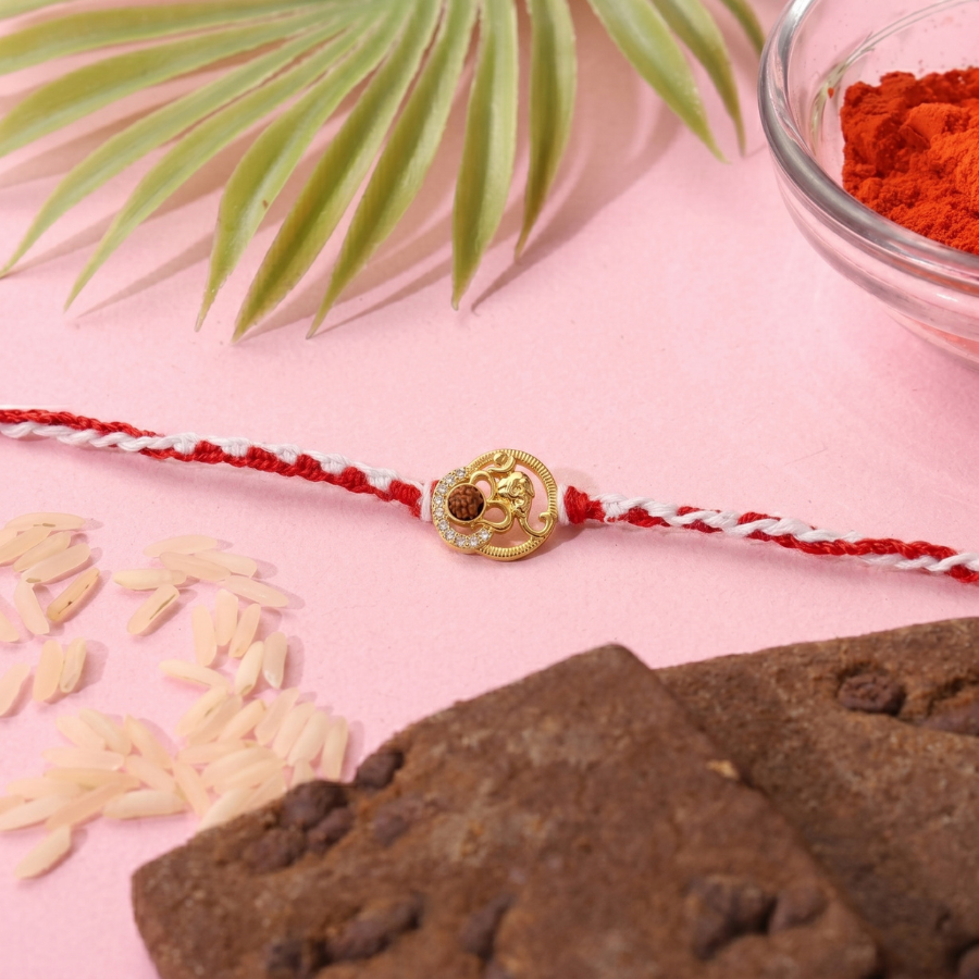 Ganesh Rudraksha Divine Rakhi