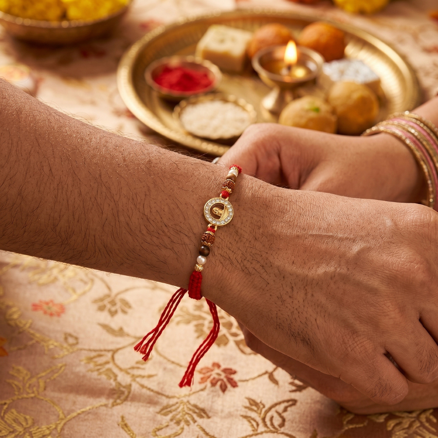 Shivling Divine Rudraksha Rakhi