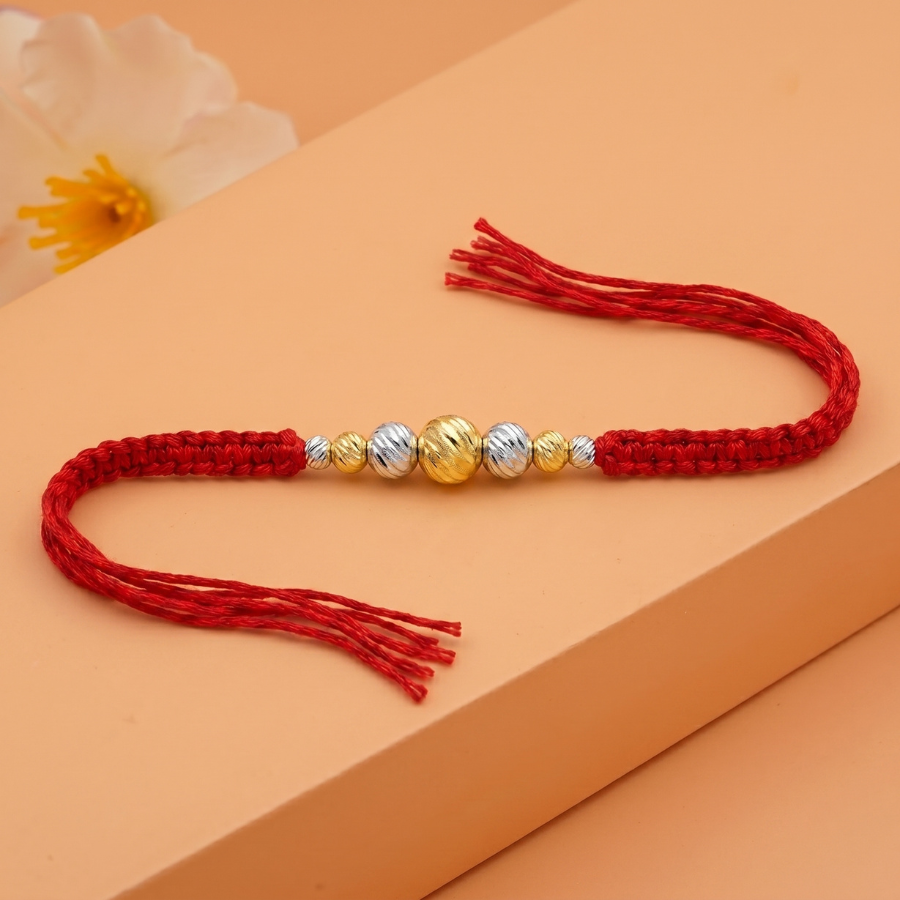 Dual Tone Bead Rakhi