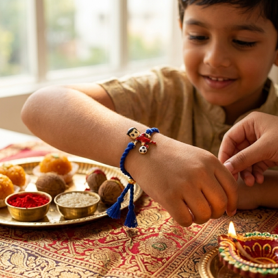 Football Player Kids Rakhi