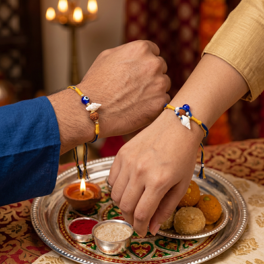 Ocean Guardian Rakhi Combo Set of 2