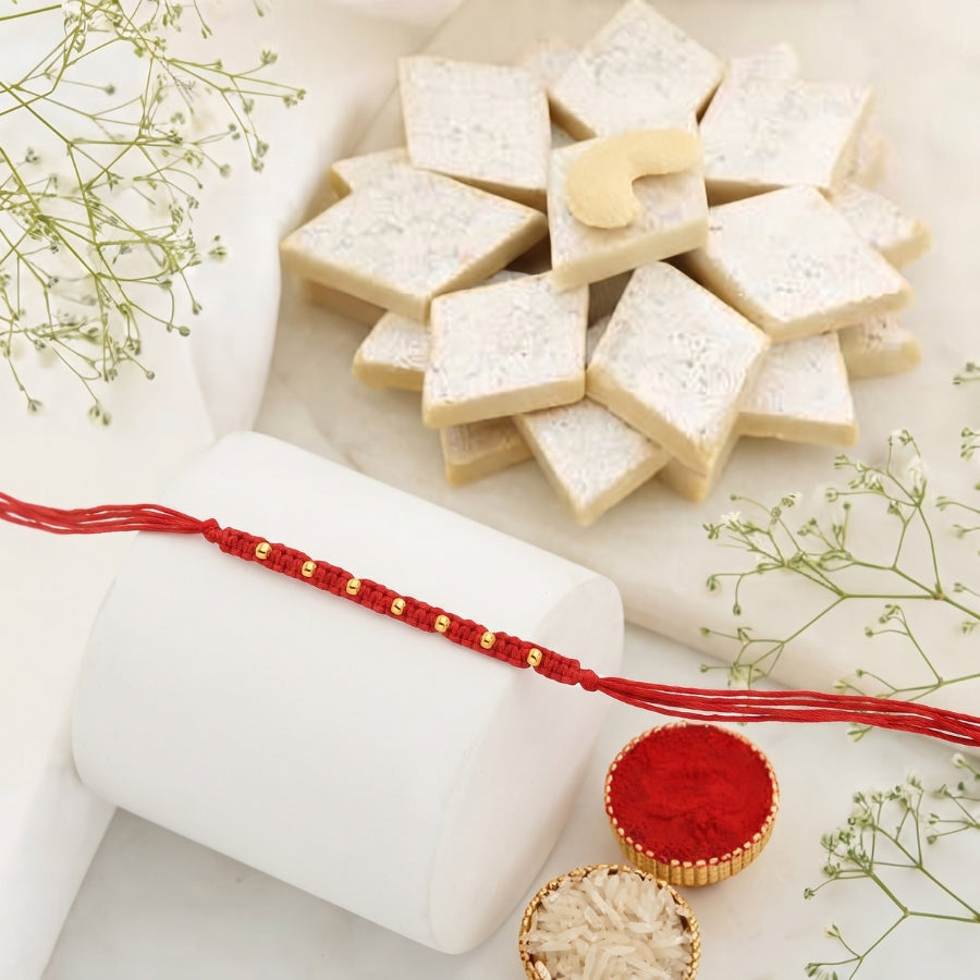 Plain Mini Balls Rakhi