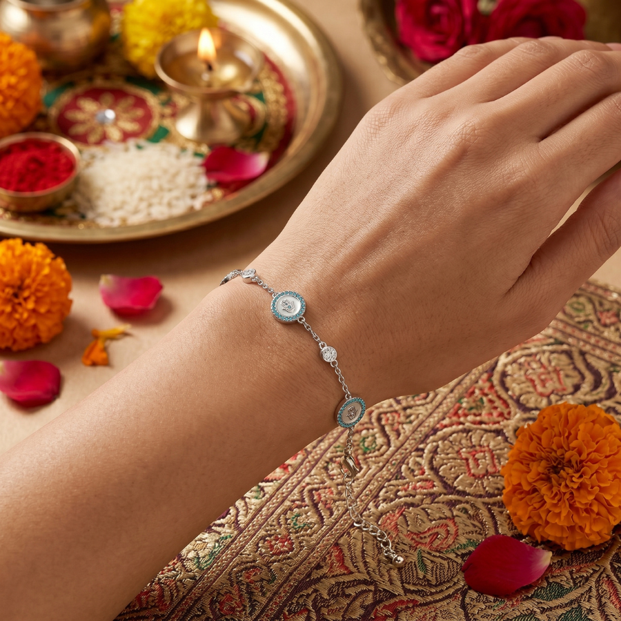 Silver Evil Eye Bracelet