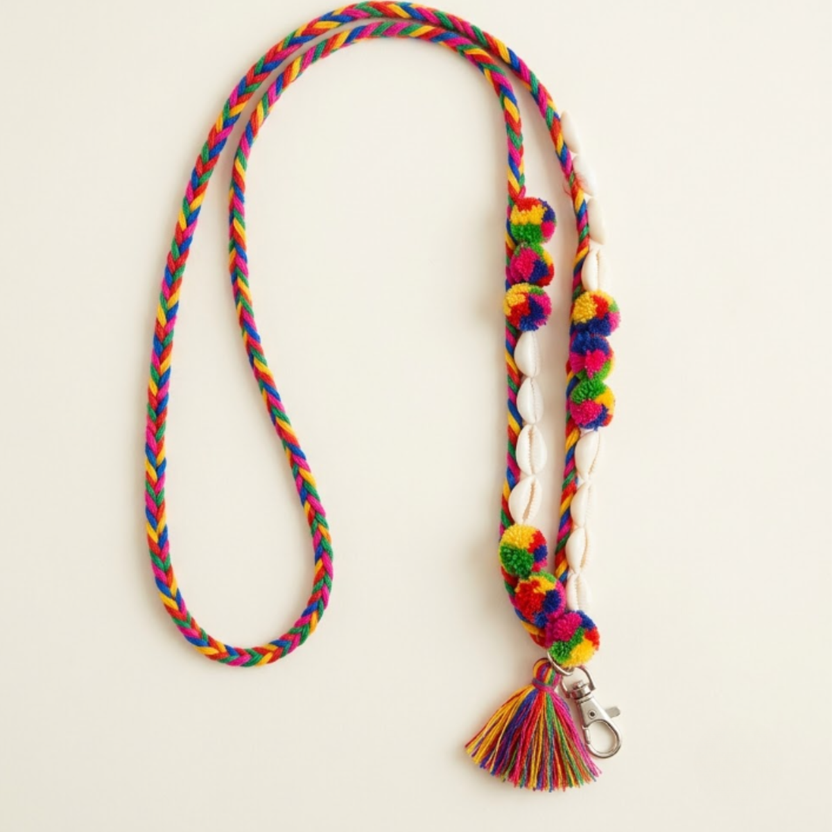 Navrang Kodi Pompom Festive Lanyard - image 1