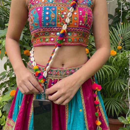 Navrang Kodi Pompom Festive Lanyard - image 2