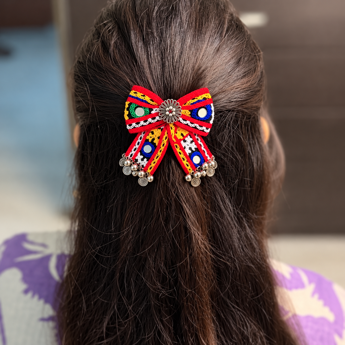 Raas Rani Navrang Long Bow Hair Clip