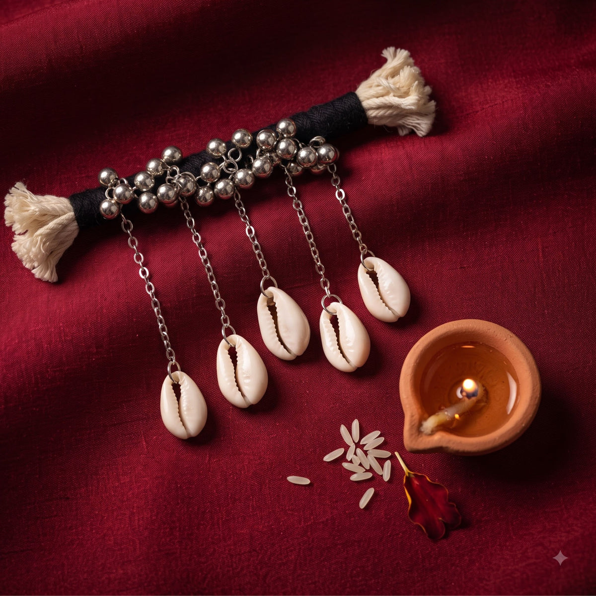 Kodi Ghughri Oxidised Hair Latkan - image 2