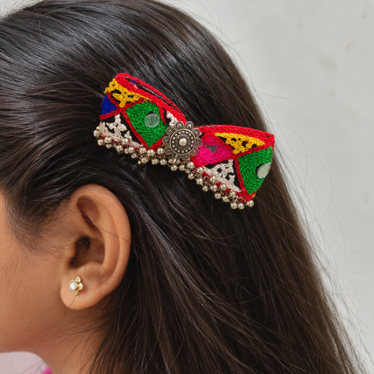 Navrang Abhla Ghughri Bow Hair Clip - image 5