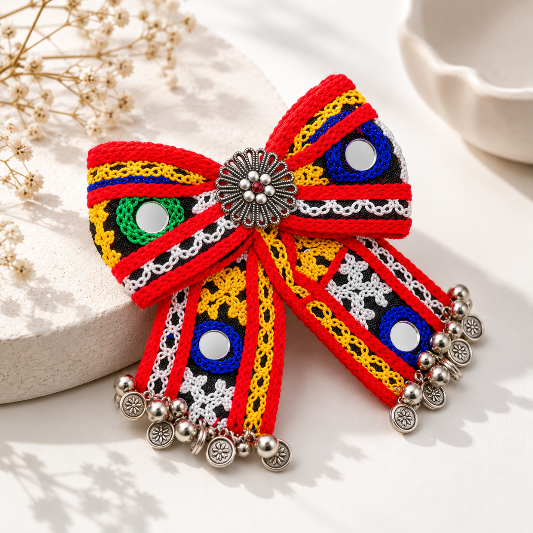 Raas Rani Navrang Long Bow Hair Clip - image 3