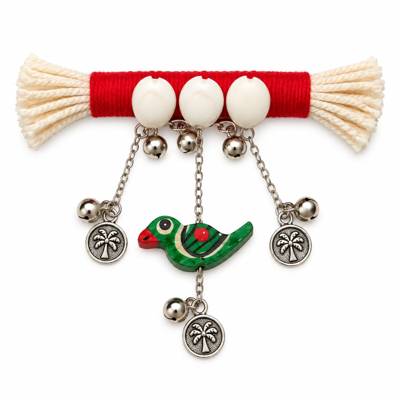 Popat Kodi Ghughri Festive Hair Clip - image 2