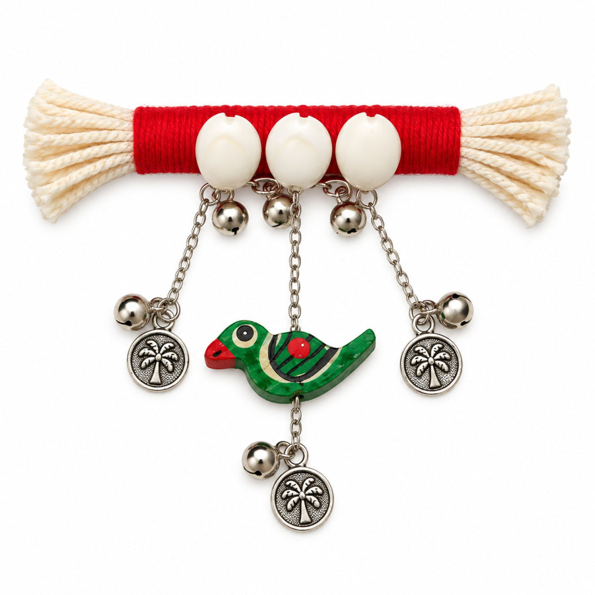 Popat Kodi Ghughri Festive Hair Clip - image 2