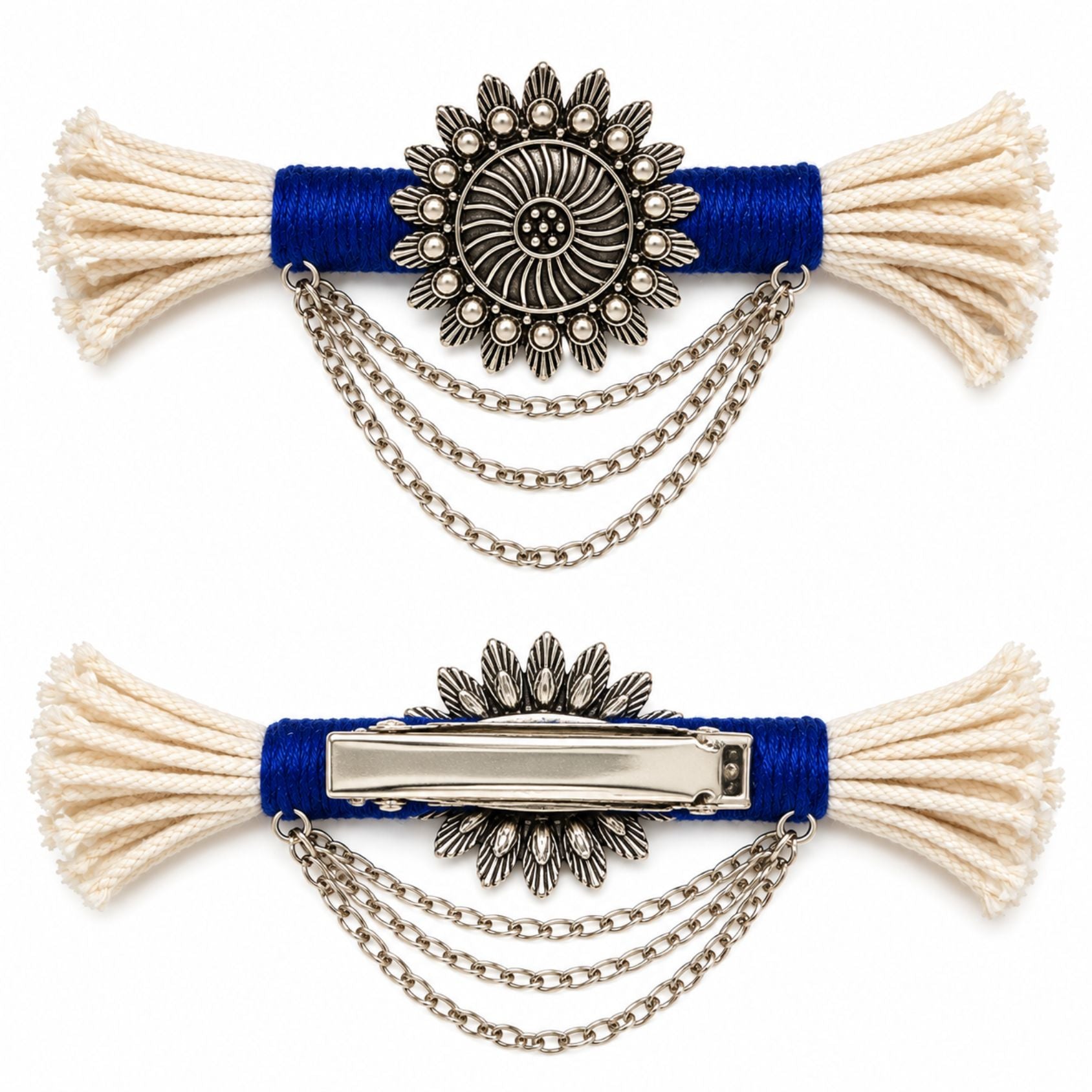 Neel Suraj Dori Chain Hair Clip - image 3