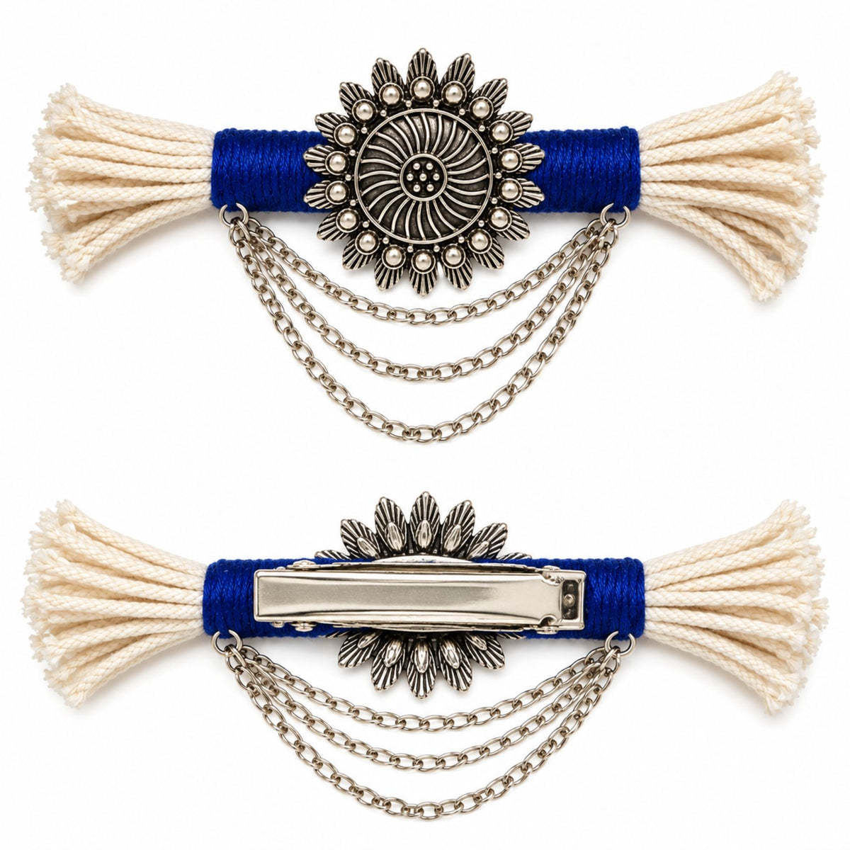 Neel Suraj Dori Chain Hair Clip - image 3