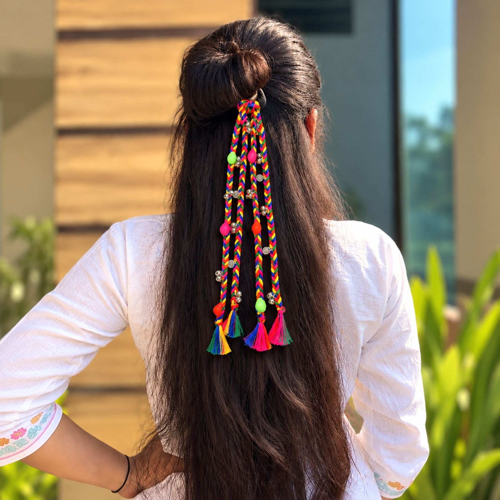 Navrang Ghughri Braided Hair Latkan - image 1