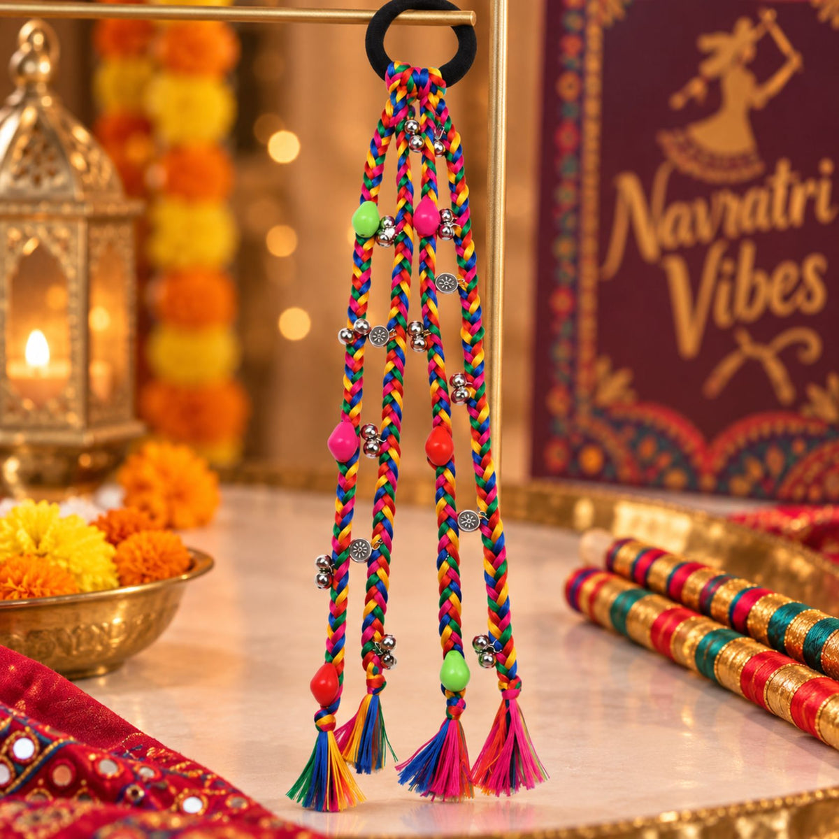 Navrang Ghughri Braided Hair Latkan - image 4